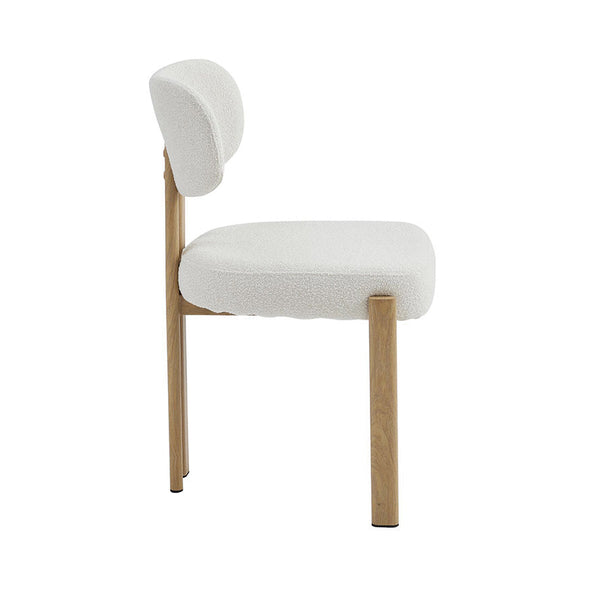 Cancun : Dining Chair with Beige Fabric