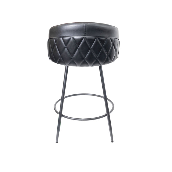 Carey : Bar Stool Black Pu