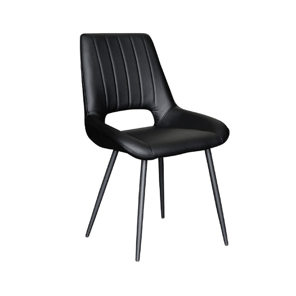 Carlina : Dining Chair with Black Frame