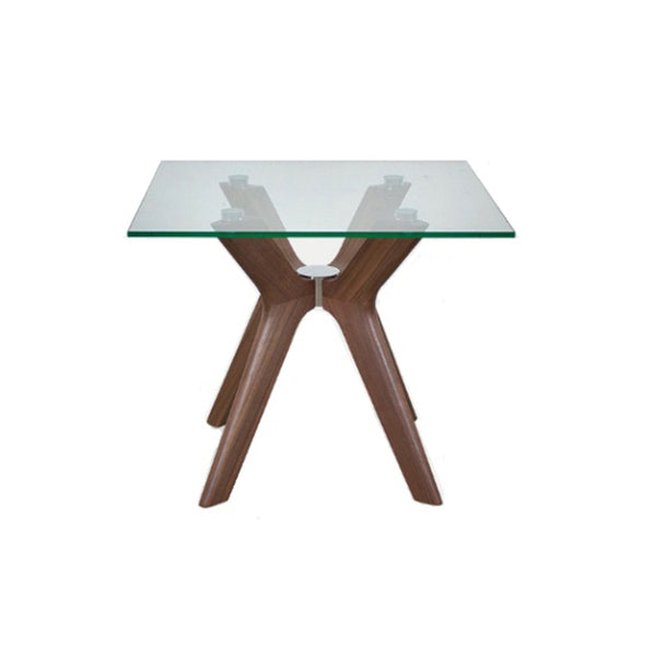 cayman lamp table walnut