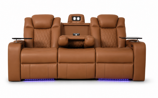 Monaco : Electric Recliner Headrests & lumber Sofa