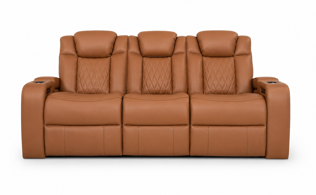 Monaco : Electric Recliner Headrests & lumber Sofa