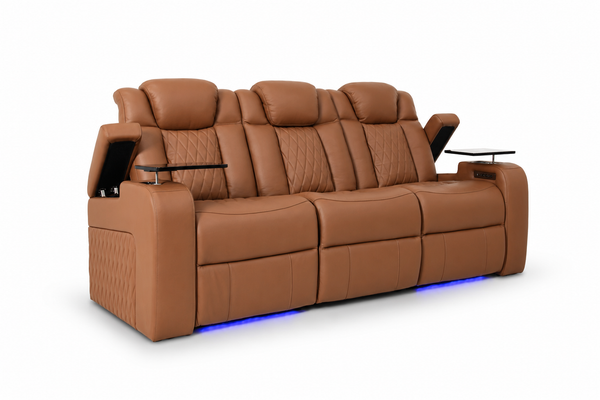 Monaco : Electric Recliner Headrests & lumber Sofa