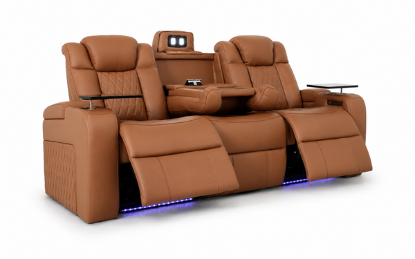 Monaco : Electric Recliner Headrests & lumber Sofa