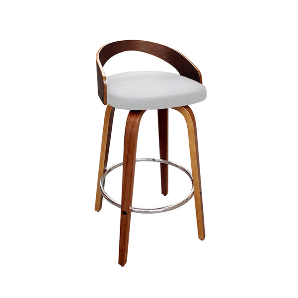 Cheetah swivel bar stool