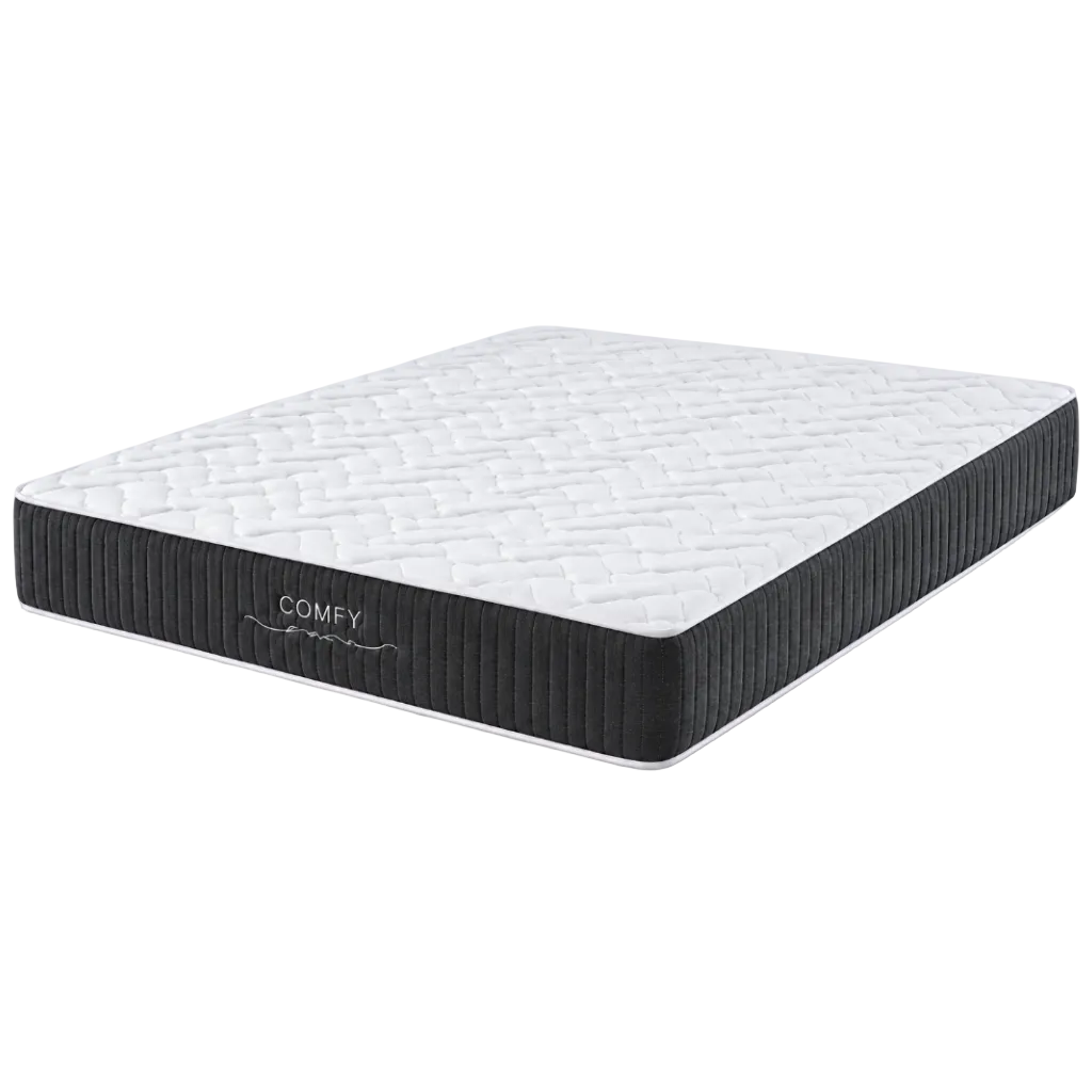 Comfy Double Queen Mattress in Box Pocket Springs Medium Firm Comfort Edge Support
