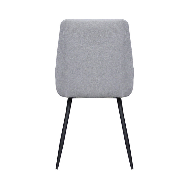 Costa : Dining Chair Light Grey Fabric