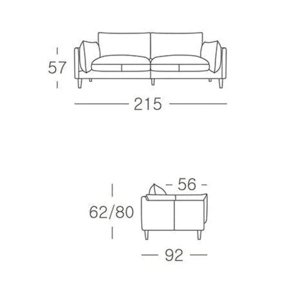 Dylan : Leather Sofa