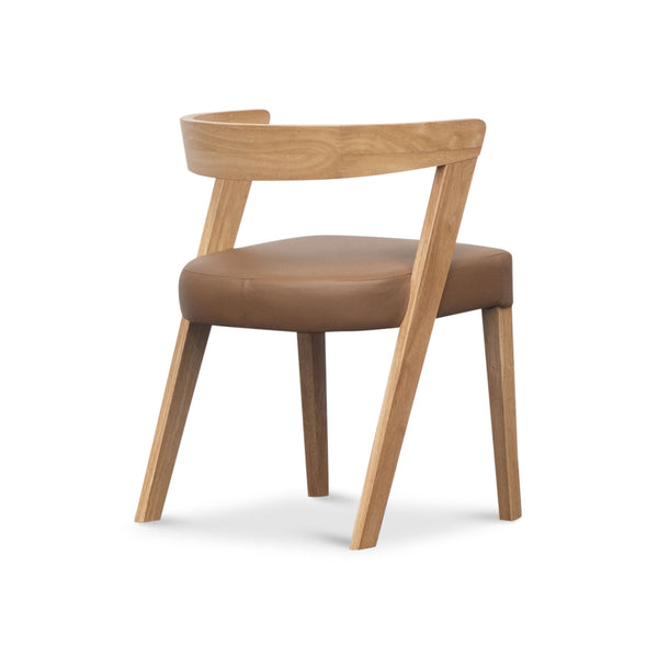 Eden : Dining Chair Cognac Leather