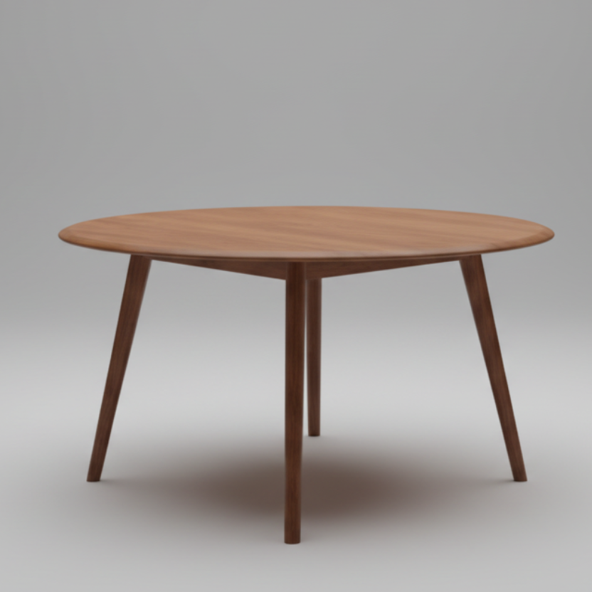 Evie : Round Dining Table Blackwood
