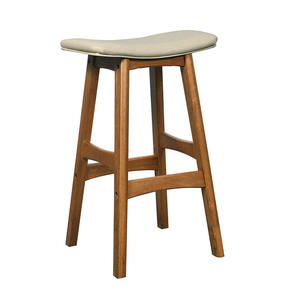 Gangnam : Bar Stool Light Walnut Frame