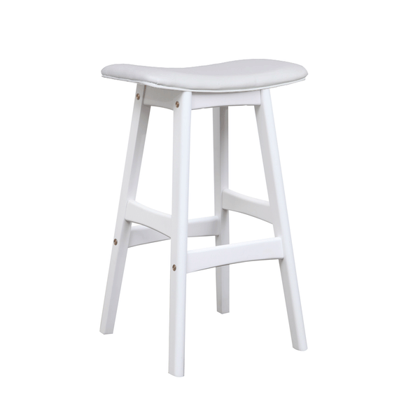Gangnam bar stool White with white pu