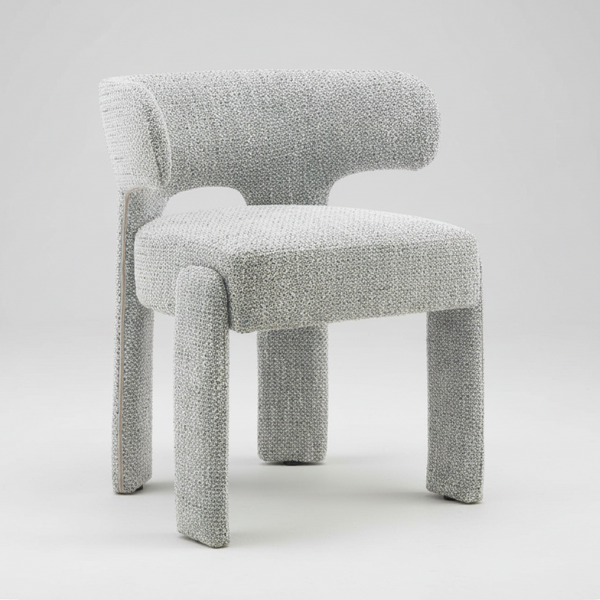 Textured chair on a white background