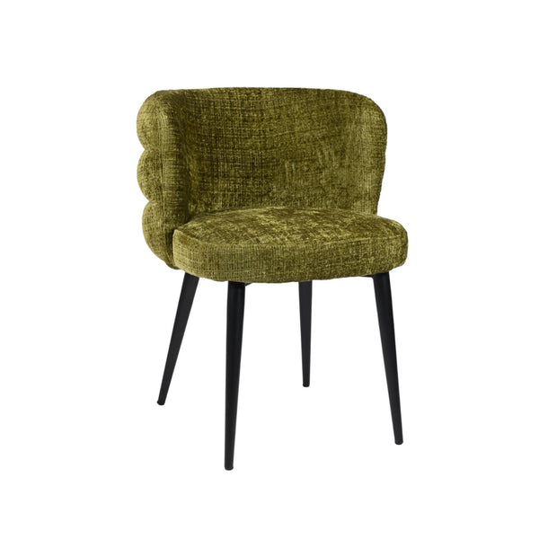 Greta : Dining Chair Moss Fabric