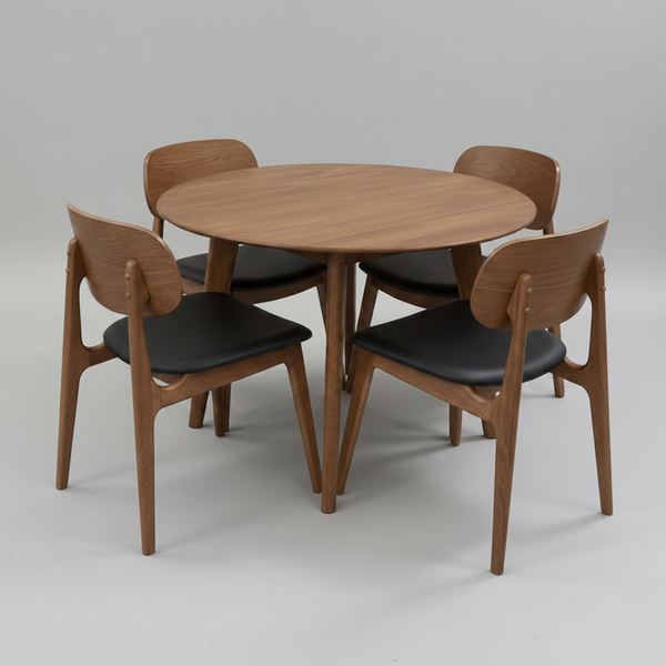 Dropside: Round Table - Bowi Chair