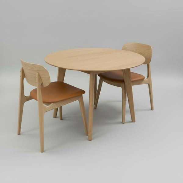 Dropside: Round Table - Bowi Chair