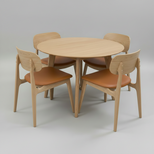 Dropside: Round Table - Bowi Chair