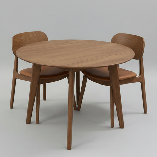 Dropside: Round Table - Bowi Chair