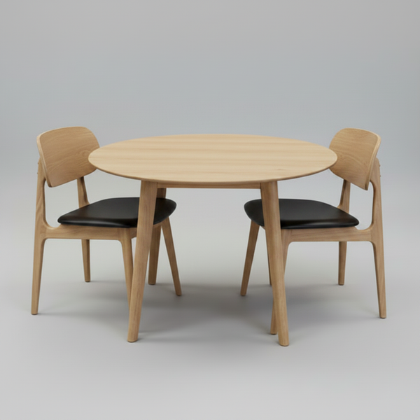 Dropside: Round Table - Bowi Chair