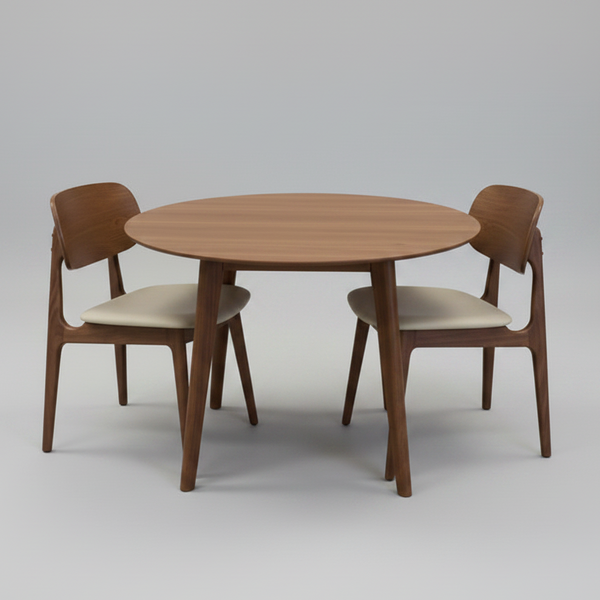 Dropside: Round Table - Bowi Chair