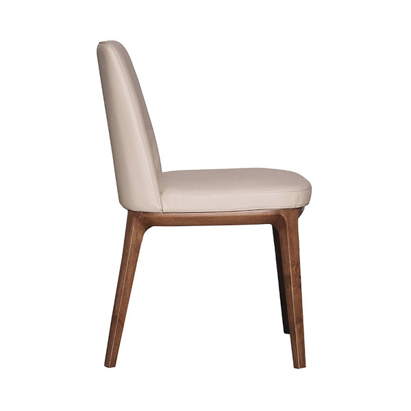 Juno : Dining Chair Natural / Clay Leather