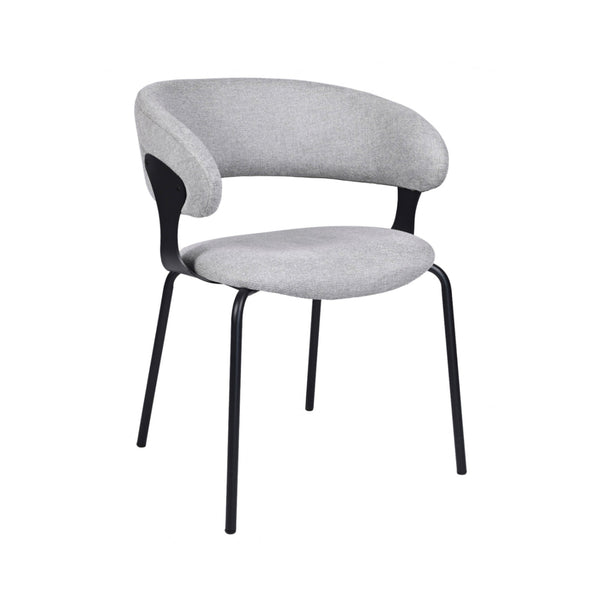 Kenny: Dining Chair Silver Grey