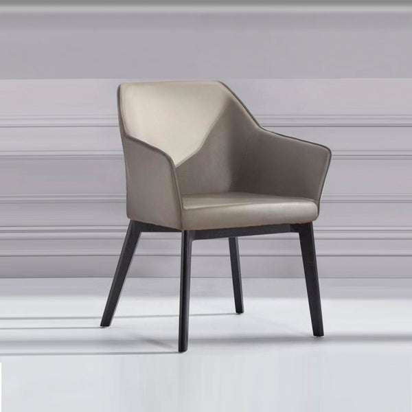 Kyam : Dining Chair Black Frame - White, Black or Grey Seat