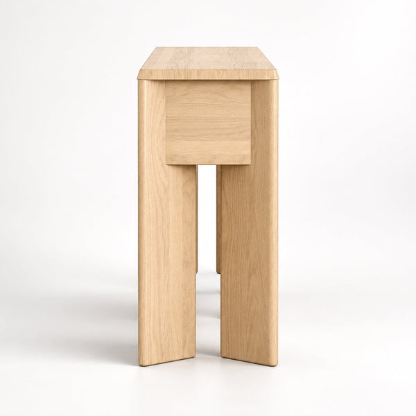 Penny : Console Table Crema Oak Timber 1.5m