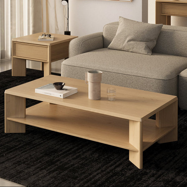 Penny : Console Table Crema Oak Timber 1.5m