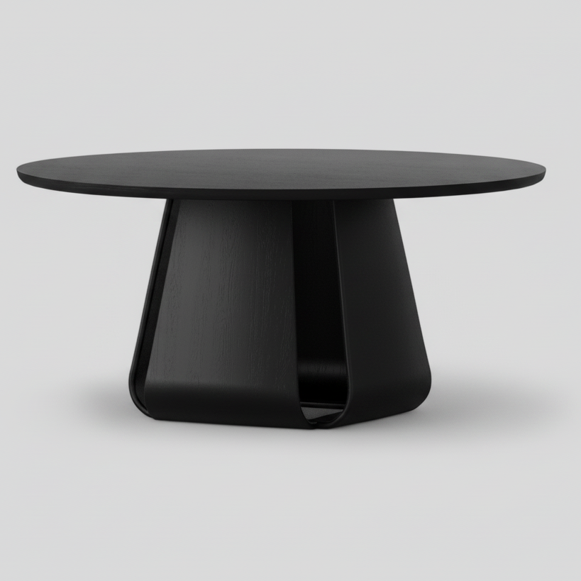 Lambert : Round Table Black Oak 1.25m - 1.6m