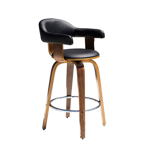 Lion bar stool black