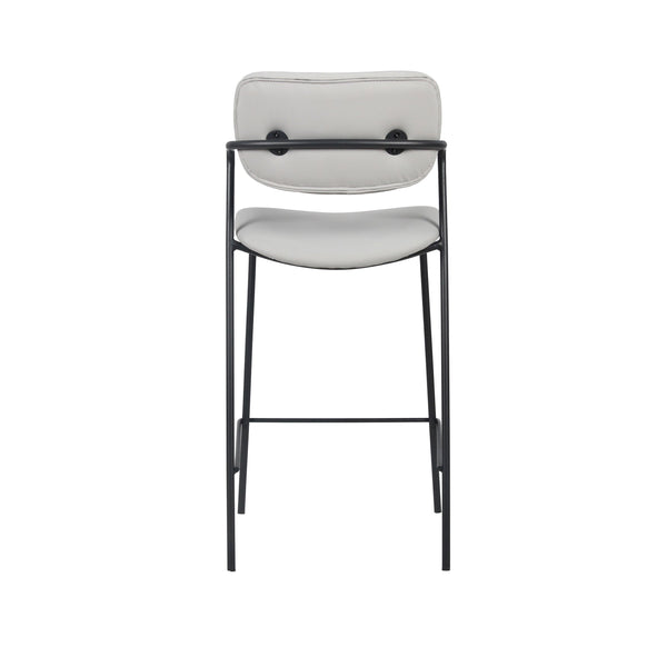 Lucia : Bar Stool Ice Grey