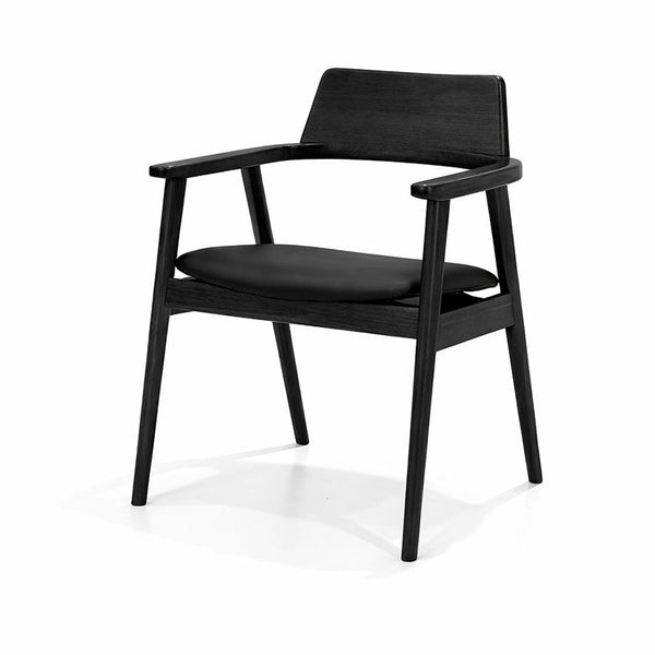 Muri : Dining Chair in Satin Black