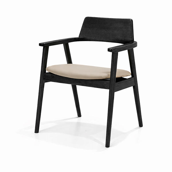 Muri : Dining Chair in Satin Black