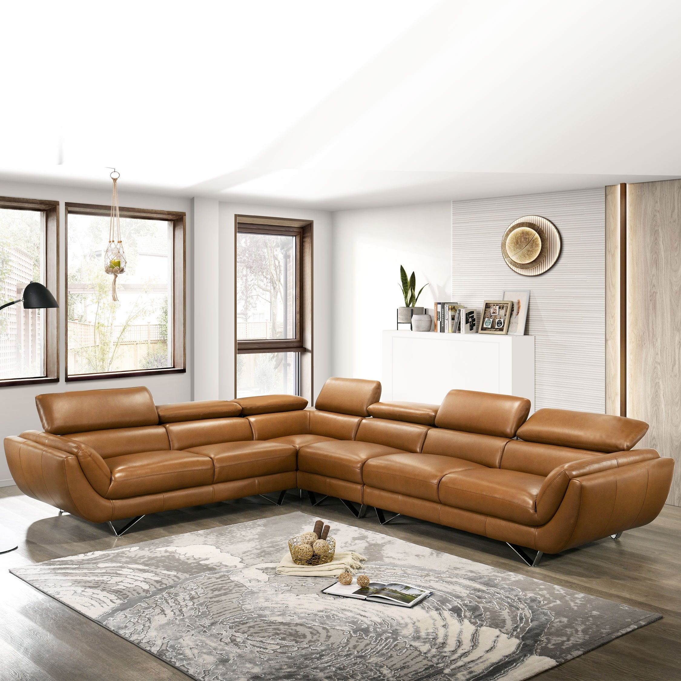 Natalie Tan Leather Corner