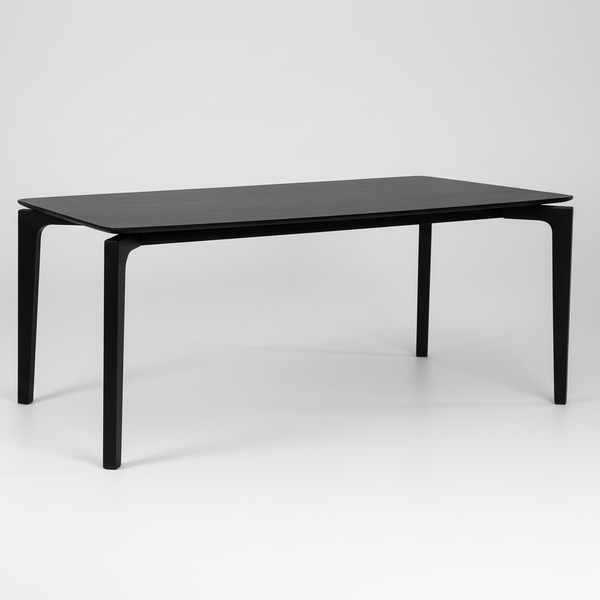 Nordic Dining Table in Black Colour Modern Scandinavian Design