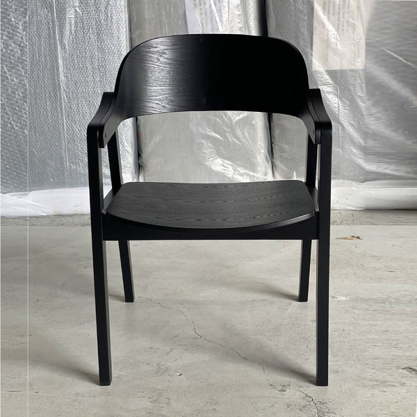 Norway : Dining Chair Solid Seat Black