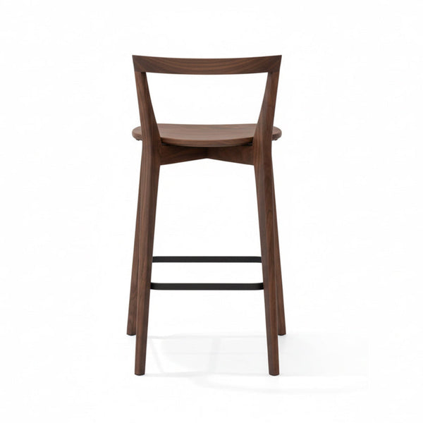 Oslo : Bar Stool Blackwood Timber Seat