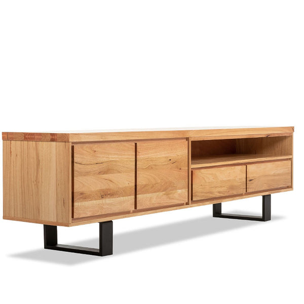Panama entertainment unit 2.2m messmate side view