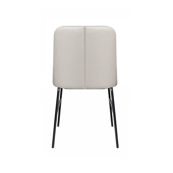 Peak : Dining Chair Pewter Leather