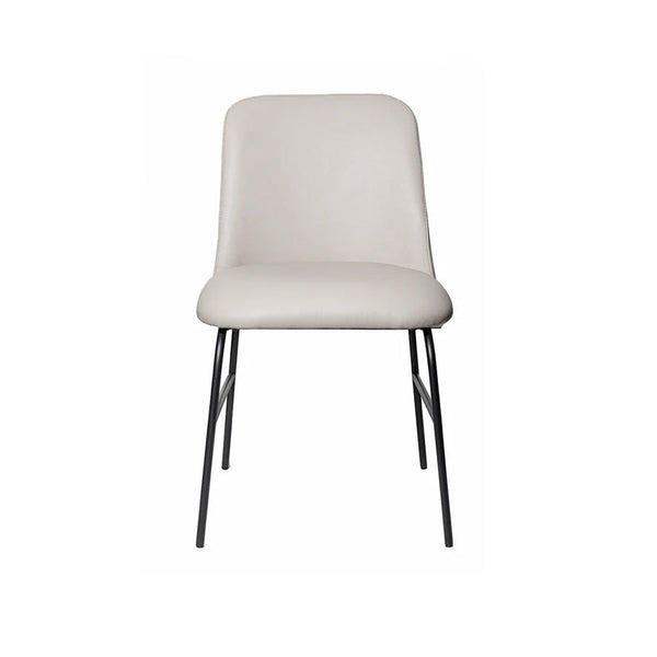 Peak : Dining Chair Pewter Leather