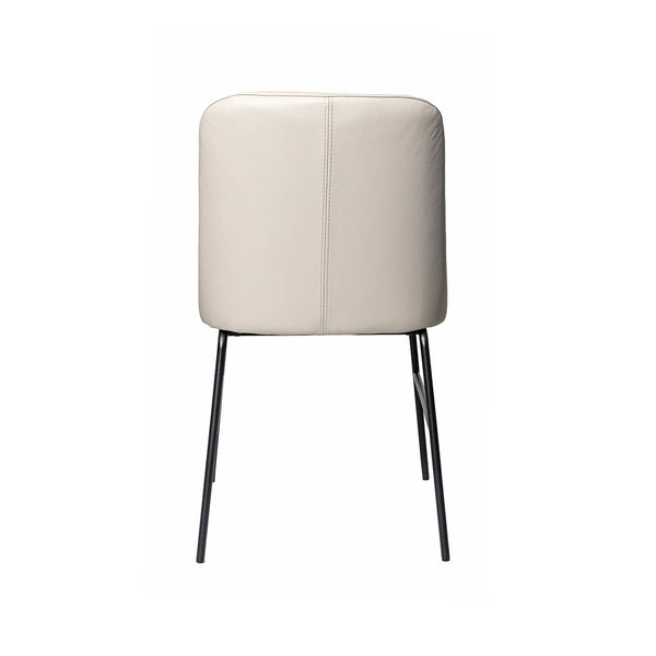 Peak : Dining Chair Pewter Leather