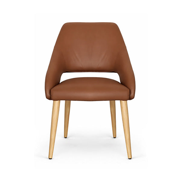 Rico : Dining Chair in Cognac Leather