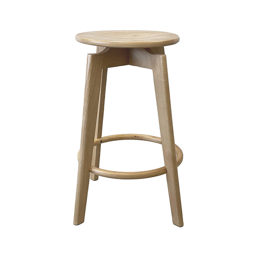 Sandown : Bar Stool Solid Seat Natural