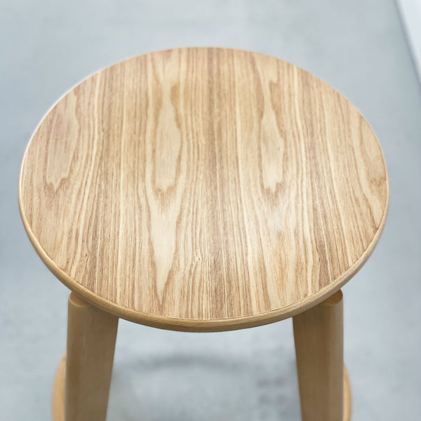 Sandown : Bar Stool Solid Seat Natural