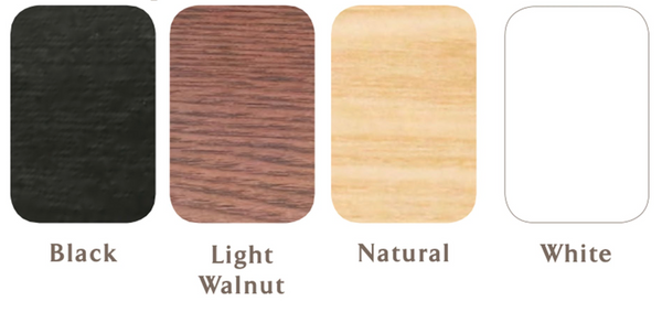Sandown : Bar Stool Solid Seat Light Walnut