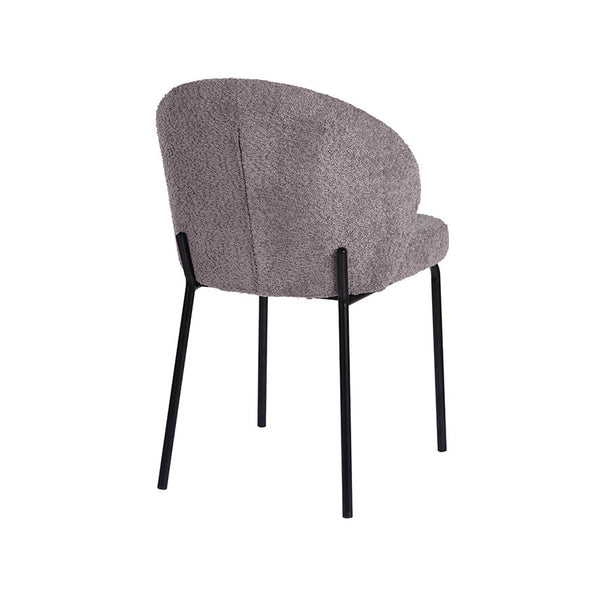 Sofia : Dining Chair Pewter Fabric