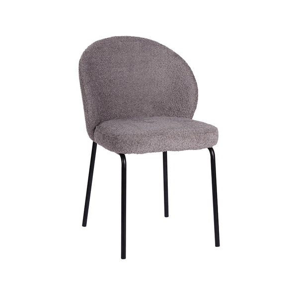 Sofia : Dining Chair Pewter Fabric
