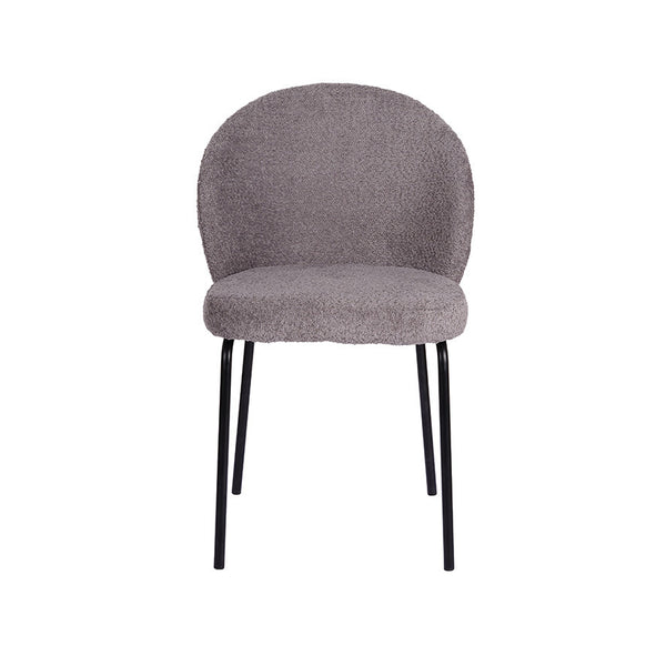 Sofia : Dining Chair Pewter Fabric