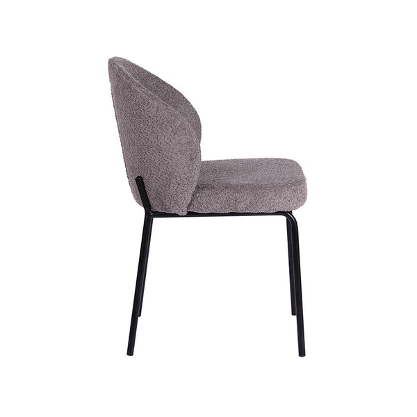 Sofia : Dining Chair Pewter Fabric